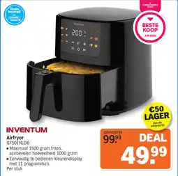 Albert Heijn Inventum Airfryer GF501HLDB aanbieding