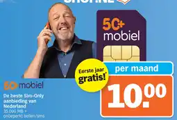 Albert Heijn 50+ Mobiel De beste Sim-Only aanbieding van Nederland aanbieding