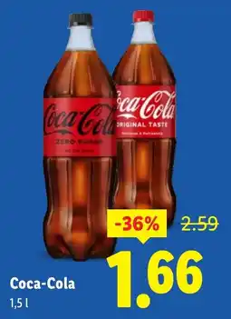 Lidl Coca-Cola aanbieding