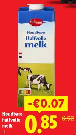 Lidl Houdbare halfvolle melk aanbieding
