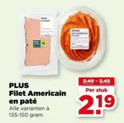 PLUS PLUS Filet Americain en paté aanbieding