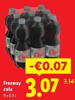 Lidl Freeway cola aanbieding