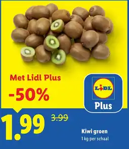 Lidl Kiwi Groen aanbieding