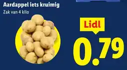 Lidl Aardappel iets kruimig aanbieding