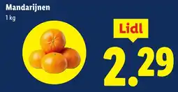 Lidl Mandarijnen aanbieding