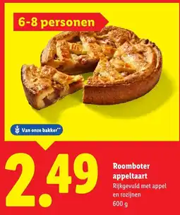 Lidl Roomboter appeltaart aanbieding