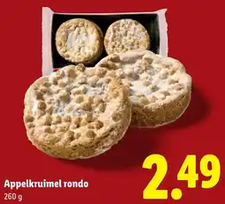 Lidl Appelkruimel rondo aanbieding