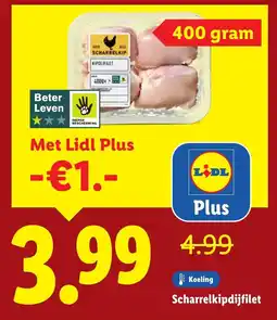 Lidl Scharrelkipdijfilet aanbieding