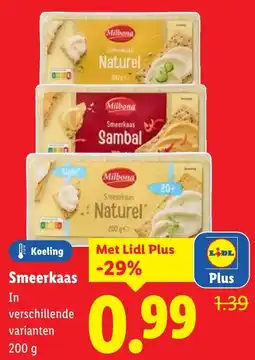 Lidl Smeerkaas aanbieding