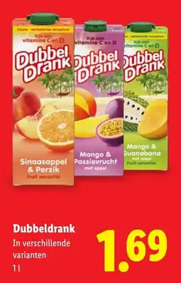 Lidl Dubbeldrank aanbieding