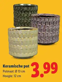 Lidl Keramische pot aanbieding