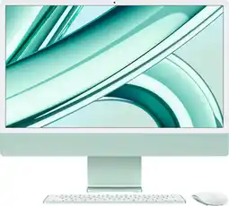 Coolblue Apple iMac 24 (2023) M3 (8 core CPU/8 core GPU 8GB/256GB Groen QWERTY aanbieding