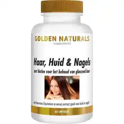 Etos Golden Naturals Haar Huid & Nagels Capsules 60 stuks aanbieding