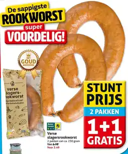Hoogvliet Verse slagersrookworst aanbieding