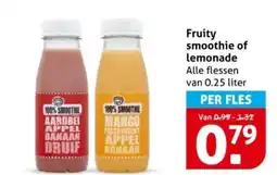 Hoogvliet Fruity smoothie of lemonade aanbieding