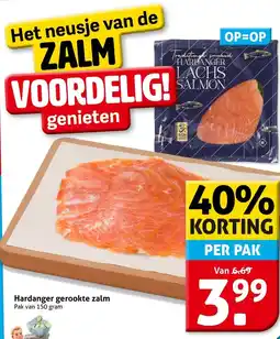 Hoogvliet Hardanger gerookte zalm aanbieding