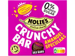 Hoogvliet Holies Crunchy bar amandel speculaas aanbieding