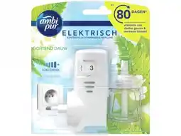 Hoogvliet Ambi Pur Elektrische luchtverfrisser ochtend dauw startset aanbieding