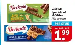 Hoogvliet Verkade Specials of McVities aanbieding