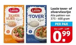 Hoogvliet Lassie tover of zilvervliesrijst aanbieding