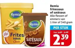 Hoogvliet Remia Frites saus aanbieding