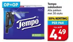 Hoogvliet Tempo zakdoeken aanbieding