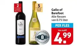 Hoogvliet Gallo of Barefoot aanbieding