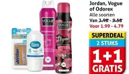 Hoogvliet Jordan, Vogue of Odorex aanbieding