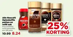 PLUS Alle Nescafé Oploskoffie aanbieding