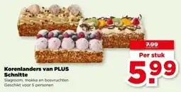 PLUS Korenlanders van PLUS Schnitte aanbieding
