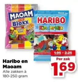 PLUS Haribo en Maoam aanbieding