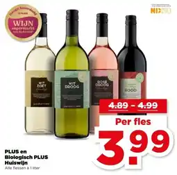 PLUS PLUS en Biologisch PLUS Huiswijn aanbieding