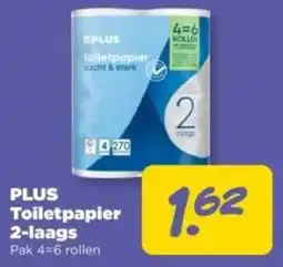 PLUS PLUS Toiletpapier aanbieding