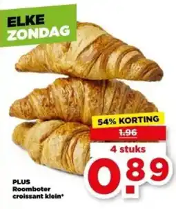 PLUS Roomboter croissant klein aanbieding