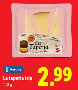 Lidl La taperia trio aanbieding