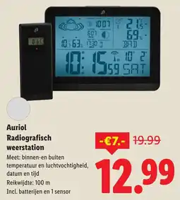 Lidl Auriol Radiografisch weerstation aanbieding