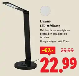 Lidl Livarno LED-tafellamp aanbieding