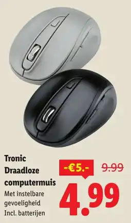 Lidl Tronic Draadloze computermuis aanbieding