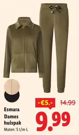Lidl Esmara Dames huispak aanbieding