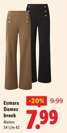 Lidl Esmara Dames broek aanbieding