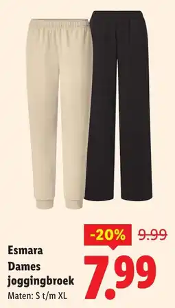 Lidl Esmara Dames joggingbroek aanbieding