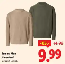 Lidl Esmara Men Heren trui aanbieding