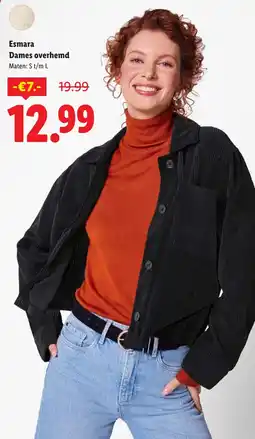 Lidl Esmara Dames overhemd aanbieding