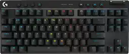 Coolblue Logitech G PRO X TKL Lightspeed Gaming Toetsenbord Qwerty Zwart aanbieding
