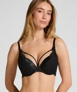 Hunkemoller Hunkemöller Voorgevormde maximizer beugel bh Whitney Zwart aanbieding