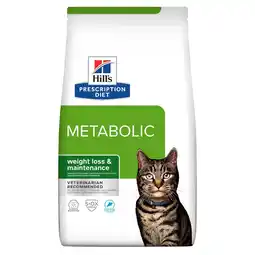 Zooplus Hill's Prescription Diet Metabolic Gewichtsmanagement met Tonijn Kattenvoer - Dubbelpak 2 x 3 kg aanbieding