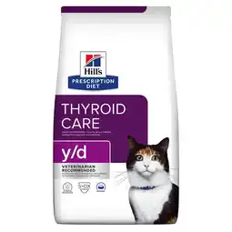 Zooplus Hill´s Prescription Diet y/d Thyroid Health Kattenvoer Original - Dubbelpak 2 x 3 kg aanbieding
