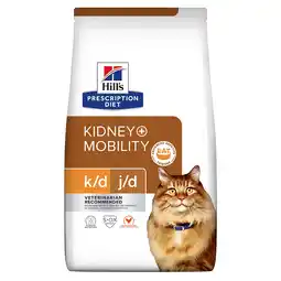 Zooplus Hill's Prescription Diet Feline k/d +Mobility Kattenvoer met Kip - Dubbelpak 2 x 3 kg aanbieding