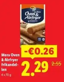 Lidl Mora Oven & Airfryer frikandel-len aanbieding