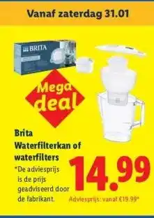 Lidl Barita Waterfilterkan of waterfilters aanbieding
